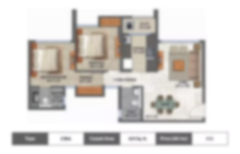 Sumit Passcode Sky World 2bhk flat